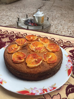 عکسی از دستور کیک پرتقالی