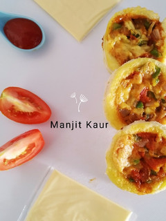 चीज़ी वेज टार्ट (Cheesy Veg Tart recipe in Hindi) रेसिपी मुख्य फोटो