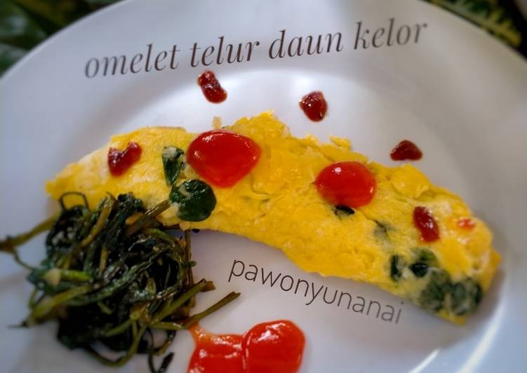 Cara Gampang Bikin 82)Omelet telur daun kelor yang Sempurna