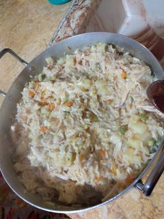 صورة لوصفة رز بالخضر في الفرن