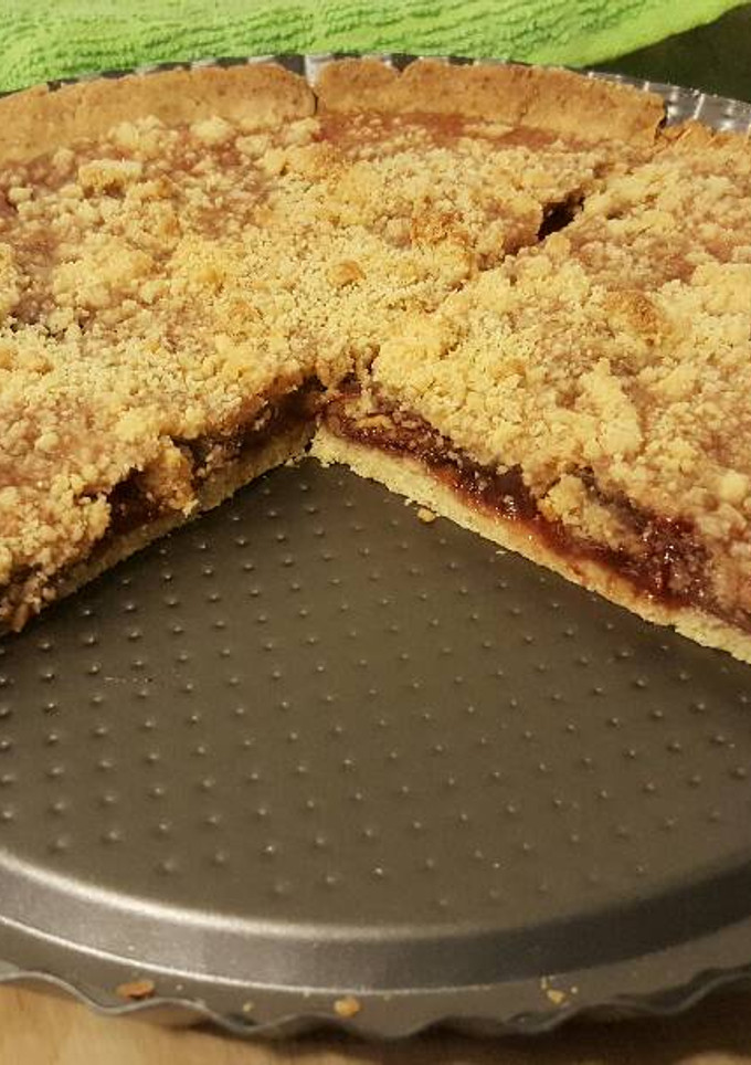 Una foto de Strudel de frutillas