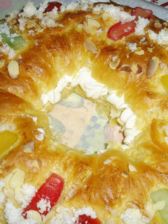 Una foto de Roscón de Reyes con masa madre