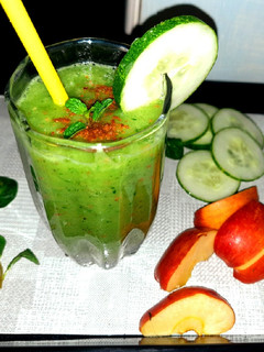 A picture of Cucumber Apple Smoothie.