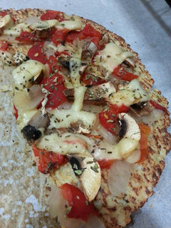 Una foto de Pizza saludable (veggie)