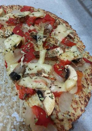 Una foto de Pizza saludable (veggie)
