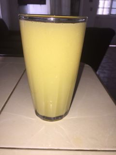 Una foto de Agua de guayaba con chía