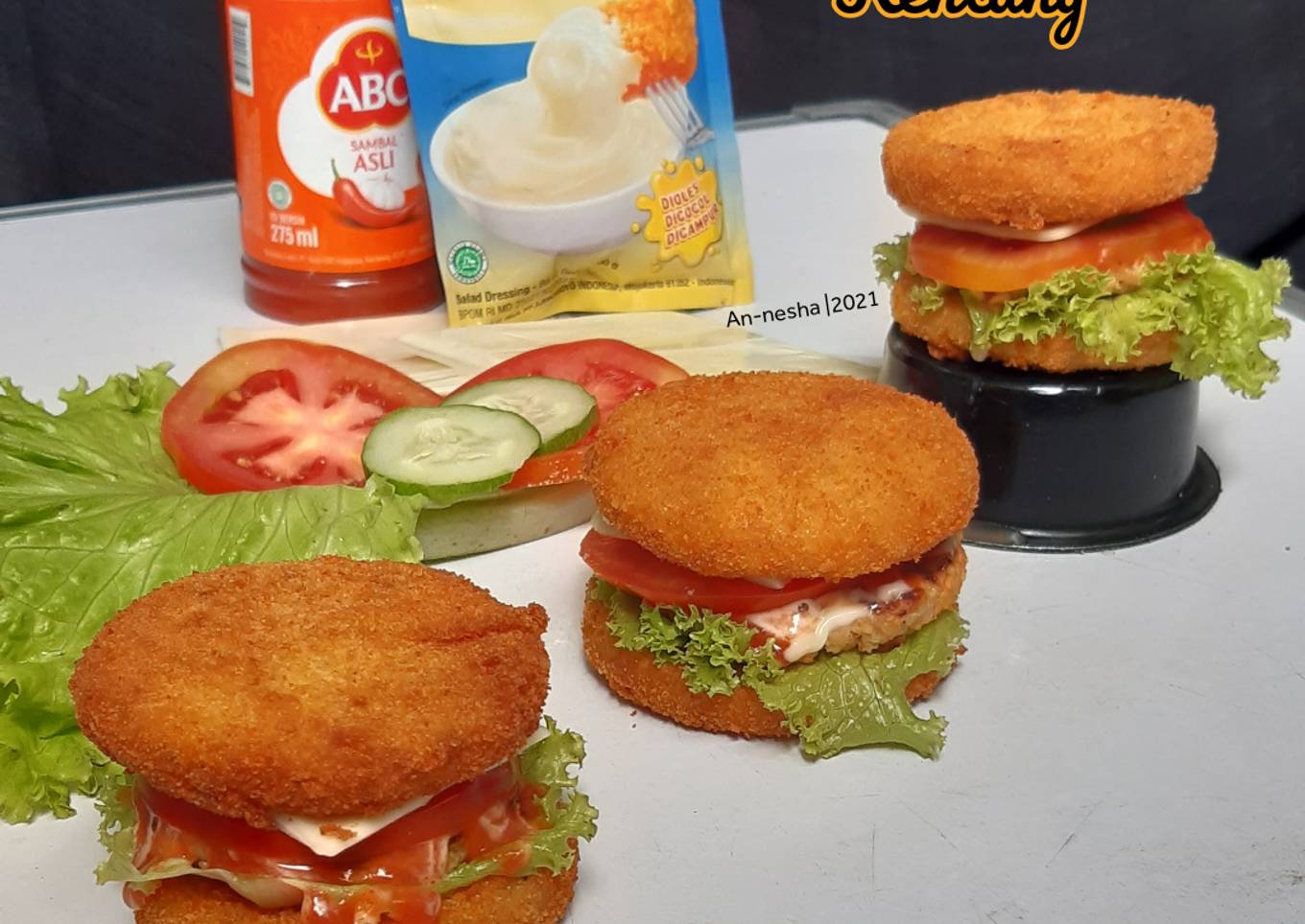 131.Burger Ayam Kentang