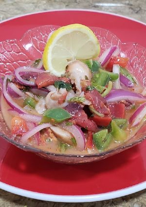Una foto de Ceviche de piures