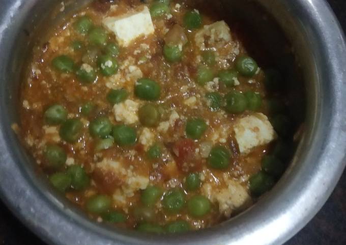 Matar paneer