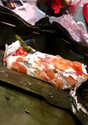 Foto resep Pepes Tahu Putih+Krupuk Mentah