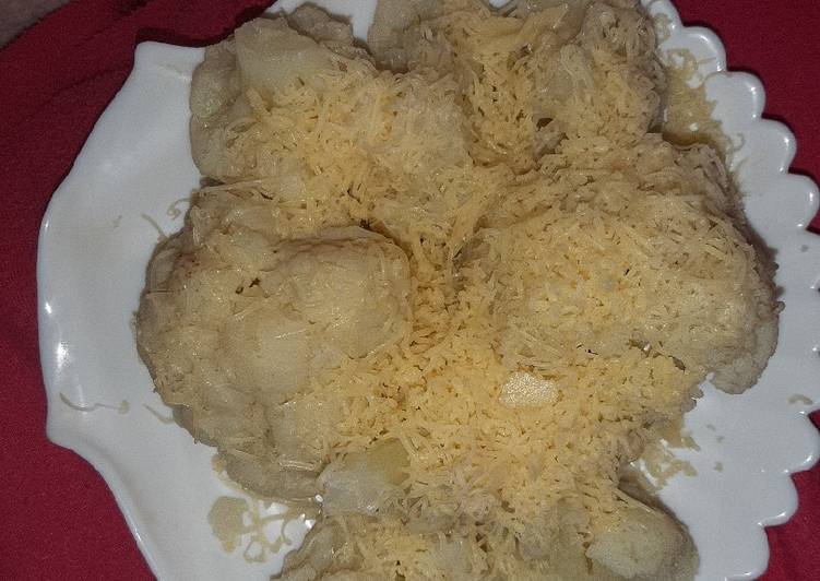 Recipe of Homemade Simple cooked Cauliflower with Cheese