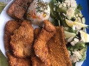 Una foto de filete de dorado