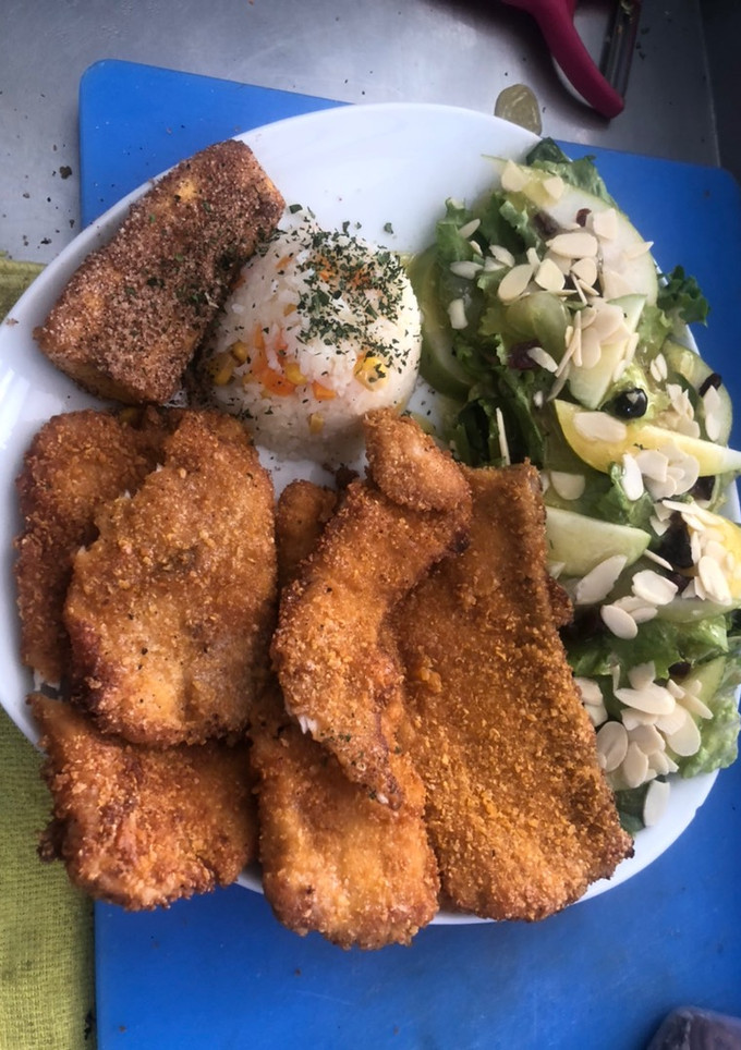 Una foto de Filete de pescado empanizado