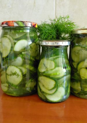 Hidegen eltett uborka recept fotója