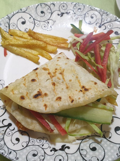 A picture of Nuggets wrap (3 layer).