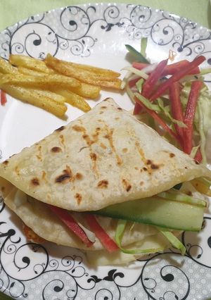 A picture of Nuggets wrap (3 layer).