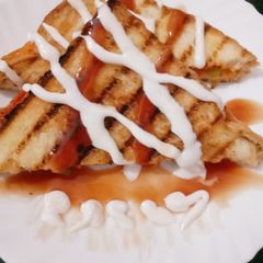 Tandoori Mayonnaise Grilled Sandwich A picture of Tandoori Mayonnaise Grilled Sandwich.