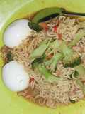 Mie Rebus Brokoli Telor Rebus Setengah Matang Aini'Cooking