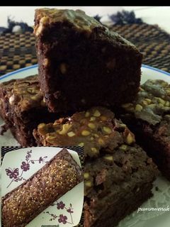 Foto resep Brownies peanut n choco chip #PR_Browniesdcc