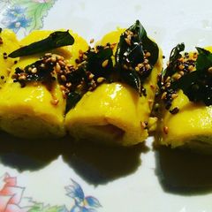 Khandvi A picture of Khandvi.