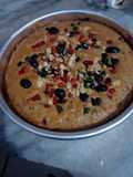 Egg less Fruits and nuts cake
