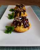 Mini bizcochos de mascarpone con baño de ganache