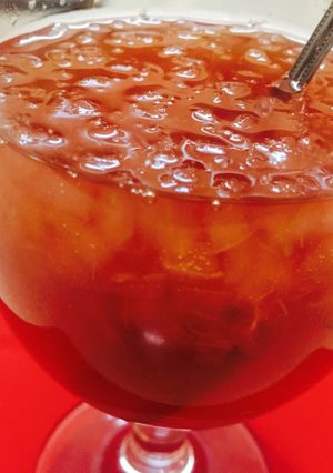 Hình của món Nha đam siro mận Sơn tây.