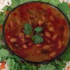 A picture of RAJMA CURRY (Kidney beans).