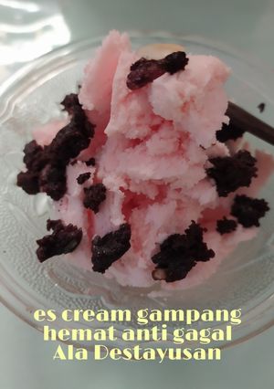 Foto resep Es Cream Gampang Hemat Anti Gagal