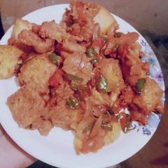 A picture of Bread Poha.