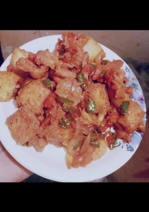 A picture of Bread Poha.