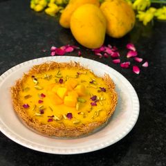 A picture of Eid special pudding.