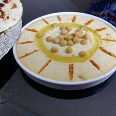 A picture of Arabian hummus.