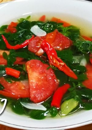 Foto resep Sayur bening daun kelor