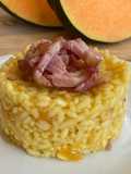 Pumpkin Risotto with Crispy Speck