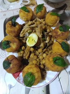 صورة لوصفة طاجين الخوخ