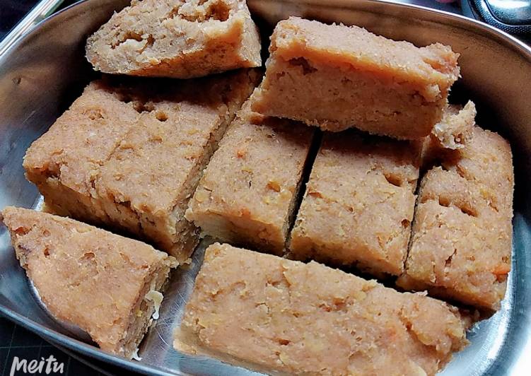 Soft, moist sweet potato blondie Soft, moist sweet potato blondie