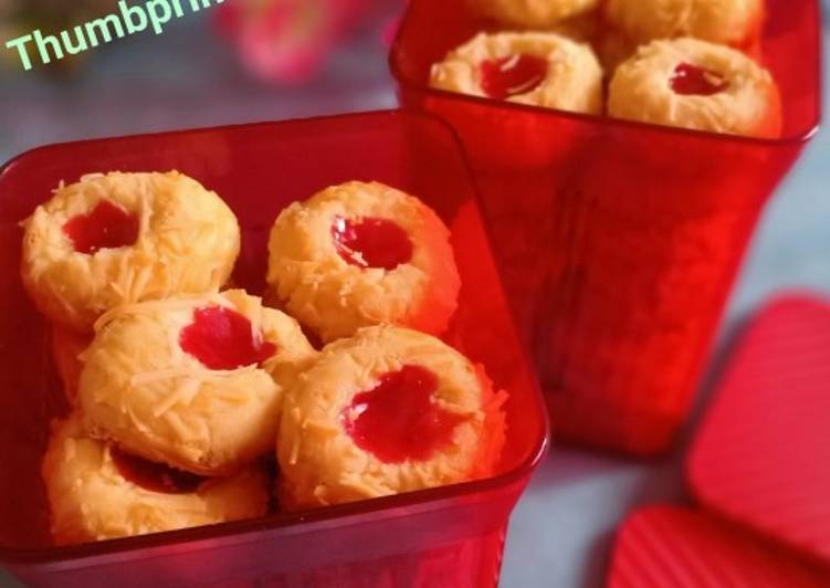 Bagaimana Membuat 52. Thumbprint cookies, Enak Banget