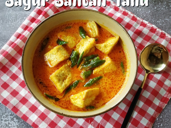 Ini dia! Resep buat Sayur Santan Tahu dijamin spesial