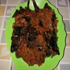 A picture of Sambal Terong Bakar.