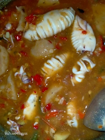 Cara Gampang Menyiapkan Resep Cumi bakso saus tiram yang Menggugah Selera Anti Ribet, Mantap
