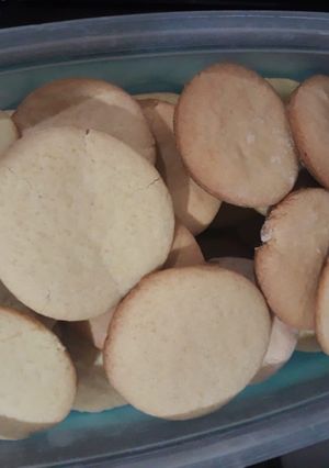 Una foto de Galletas caseras y fáciles de naranja