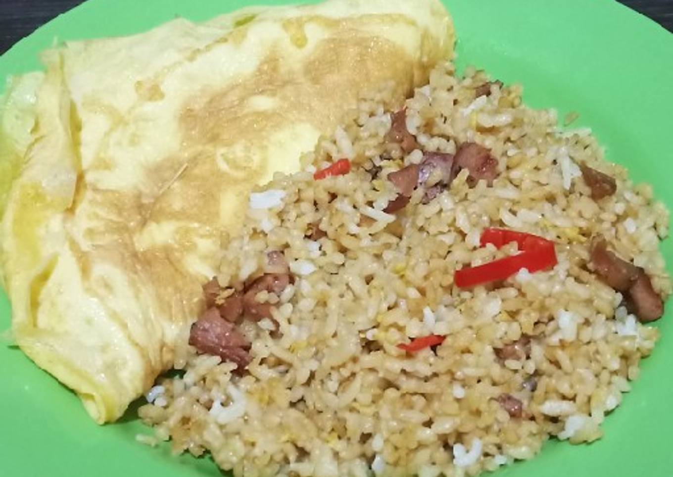 Nasi goreng inggris dengan kecap