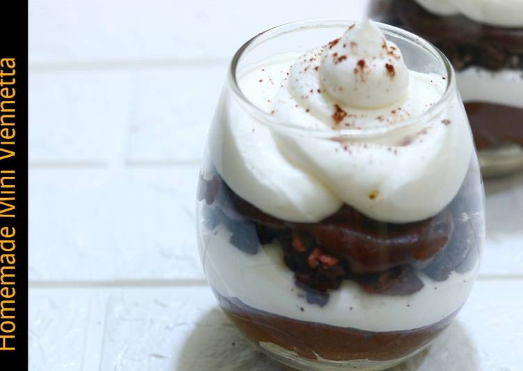 Rahasia Memasak Minnetta Homemade Mini Viennetta Chocolate Mousse Trifle Yang Lezat