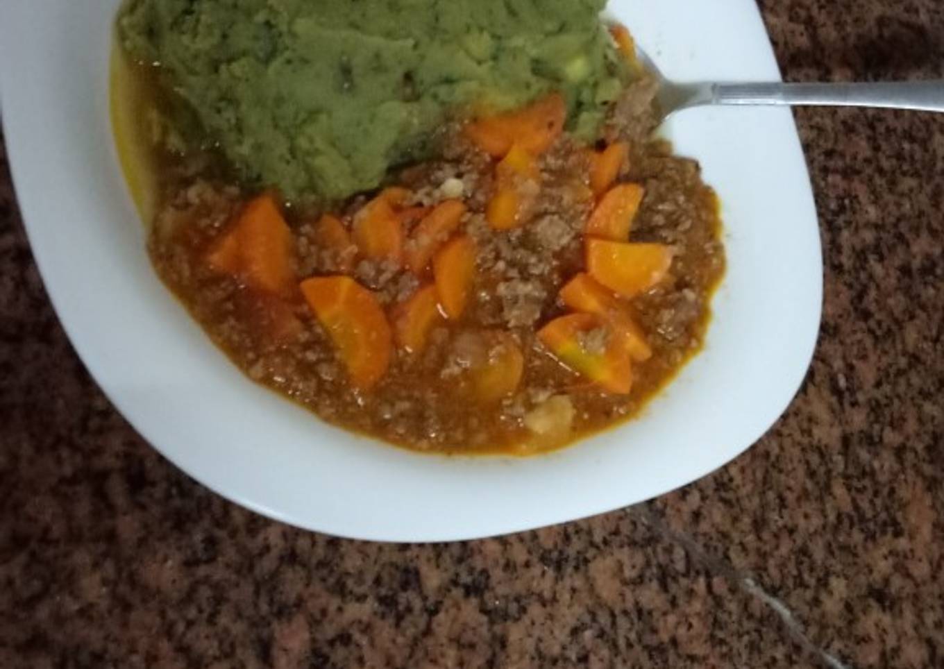 Irio/mukimo and mincemeat stew #author marathon