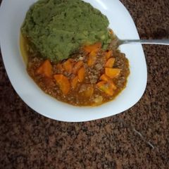 Irio/mukimo and mincemeat stew #author marathon A picture of Irio/mukimo and mincemeat stew #author marathon.