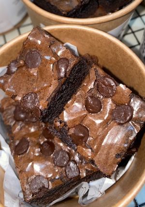 Foto resep #35 Fudgy Brownies (dipanggang dengan oven tangkring)