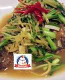 Pla Jian (Fried Fish with Three-Flavored Sauce)