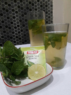 Foto resep Teh hangat lemon mint