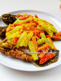 Foto resep Ikan Mujair Masak Acar Kuning